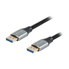 Cable EQUIP DP M/M Premium 2.1 2m Aluminio (EQ119282)