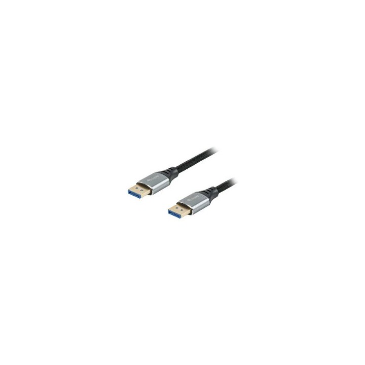 Cable EQUIP DP M/M Premium 2.1 2m Aluminio (EQ119282)