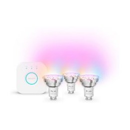 Kit Iluminacion Philips Hue 3xGU10+Puente(929004235707)