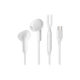 Auriculares NGS Intraurales USB-C (CROSSGLIDEWHITE)