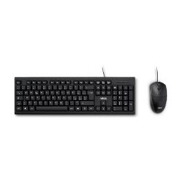 Teclado + Ratón Nilox Italiano USB Negro (NXKMIT0011)