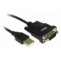 Cable Approx USB-A/M a DB-9/M 75cm Negro (APPC27)