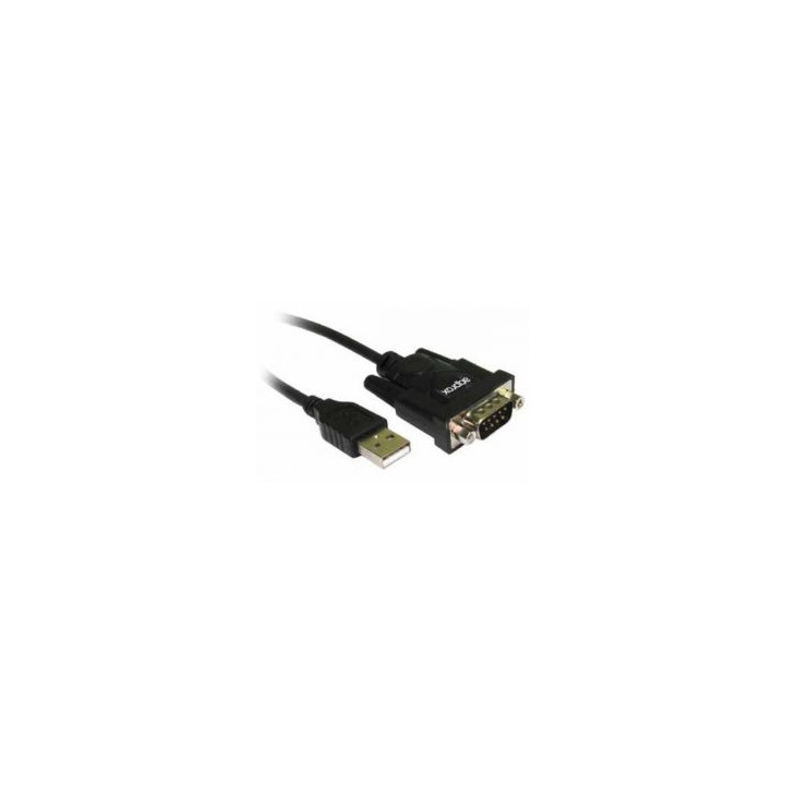 Cable Approx USB-A/M a DB-9/M 75cm Negro (APPC27)