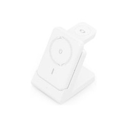 Cargador AISENS Qi Inalámbrico Blanco(ASCH-15W4WC063-W)