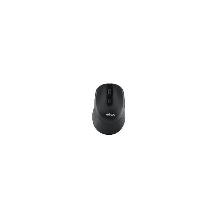 Ratón NILOX Ergonómico Wireless Negro (NXMWS101)