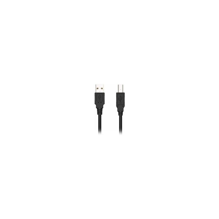 Cable NILOX USB-A/M a USB-B/M 1.8m Negro (NXUSB2-AB-2)
