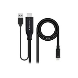 Nanocable HDMI/M a USB-C/M 1.8m Negro (10.15.4354)