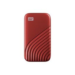 SSD WD 1Tb NVMe USB-C 3.1 Rojo (WDBAGF0010BRD-WESN)
