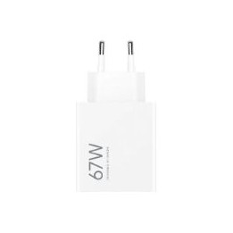 Cargador de Pared XIAOMI 67W 1xUSB-A Blanco (BHR07SKEU)