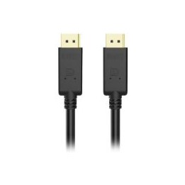 Cable NILOX DP 1.2 4K M/M 3m Negro (NXDP-1.2-3)
