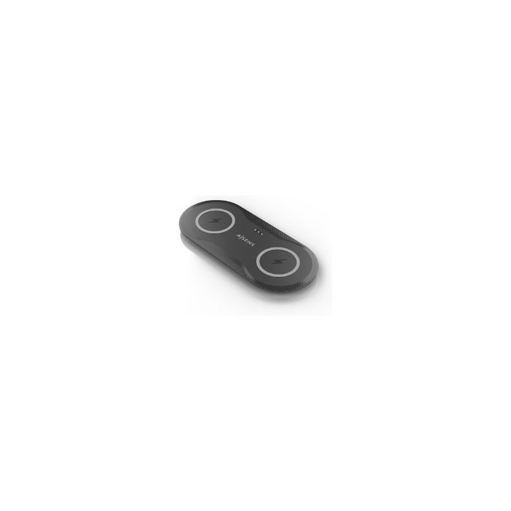 Estación Carga AISENS Qi 2en1 USB-C (ASCH-15W2WC060-BK)