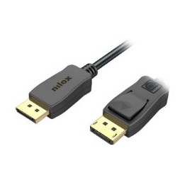 Cable NILOX DP/DP 1.4 Audio-Video 3m Negro (NXDP-1.4-3R