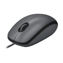 Ratón LOGITECH M100 USB-A 1000dpi Negro (910-006652)