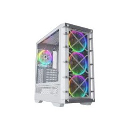 Caja Nfortec Draco X RGB ATX Blanca (NF-CS-DRACOX-W)