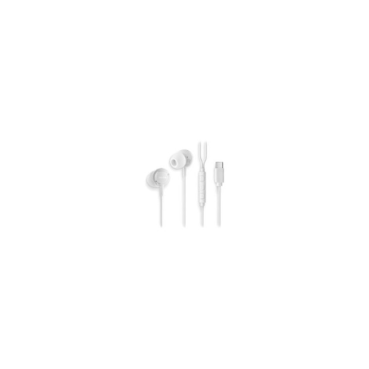 Auriculares NGS Intraural USB-C Blanco (CROSSSTEPWHITE)