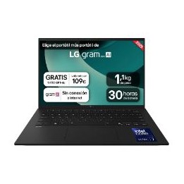 LG Ultra7-255H 32Gb 1Tb 14" W11H Negro (14Z90T-G.AD88B)