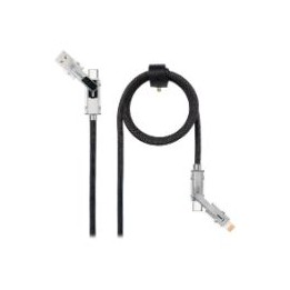 Nanocable USB-C+USB-A a Lightning+USB-C 2m (10.01.2602)