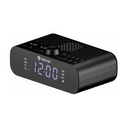Radio Reloj DENVER DAB+/FM BT Alarma USB-C (CRD-515)