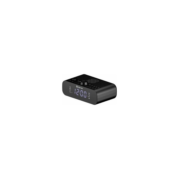 Radio Reloj DENVER DAB+/FM BT Alarma USB-C (CRD-515)