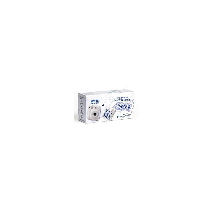 Cámara Fujiflim Intax mini 12 Clay White (FUJ170503)