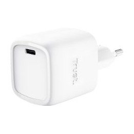 Cargador Pared Trust Maxo GaN 30W 1USB-C Blanco (25520)