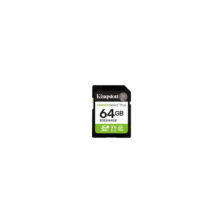 Kingston SDXC Canvas Selec Plus 64Gb (SDS3/64GB)
