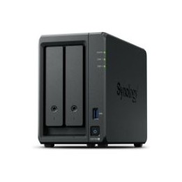 Servidor NAS Synology 4Gb 2 Bahías Negro (DS725+)