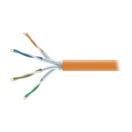 Bobina EQUIP Cat7 S/FTP AWG23/1 500m Naranja (EQ404552)
