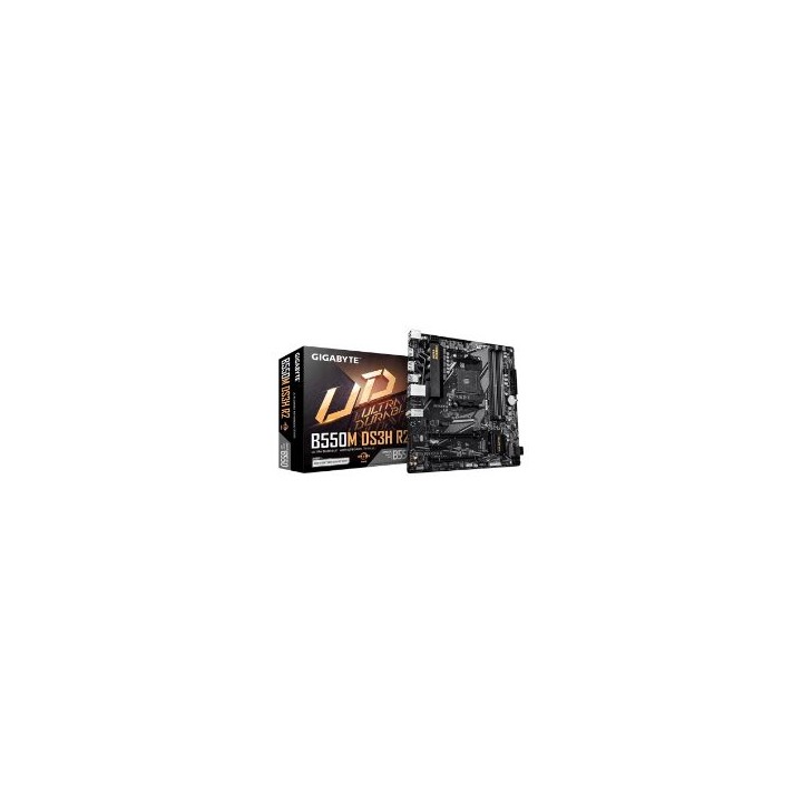 GIGABYTE B550M DS3H R2:(AM4) 4DDR4 HDMI DVI mATX
