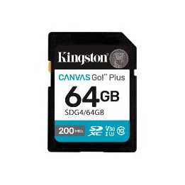 Kingston SDXC Canvas Go Plus 64Gb Gen4 (SDG4/64GB)