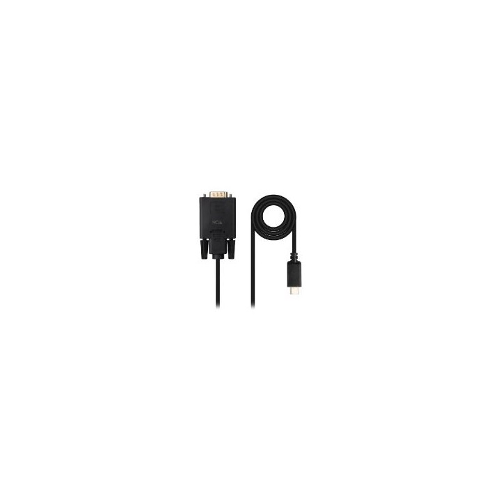 Conversor Nanocable USB-C/M a VGA/M 1.8m (10.15.5202)
