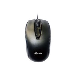 Ratón EQUIP Óptico USB-C 1200dpi Negro (EQ245116)
