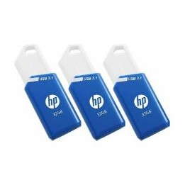 Pendrive HP x755w 32Gb USB-A 3.0 Pack 3 unidades Azul