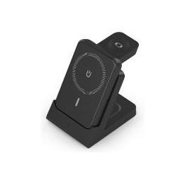 Cargador AISENS Qi Inalámbrico Negro(ASCH-15W4WC064-BK)