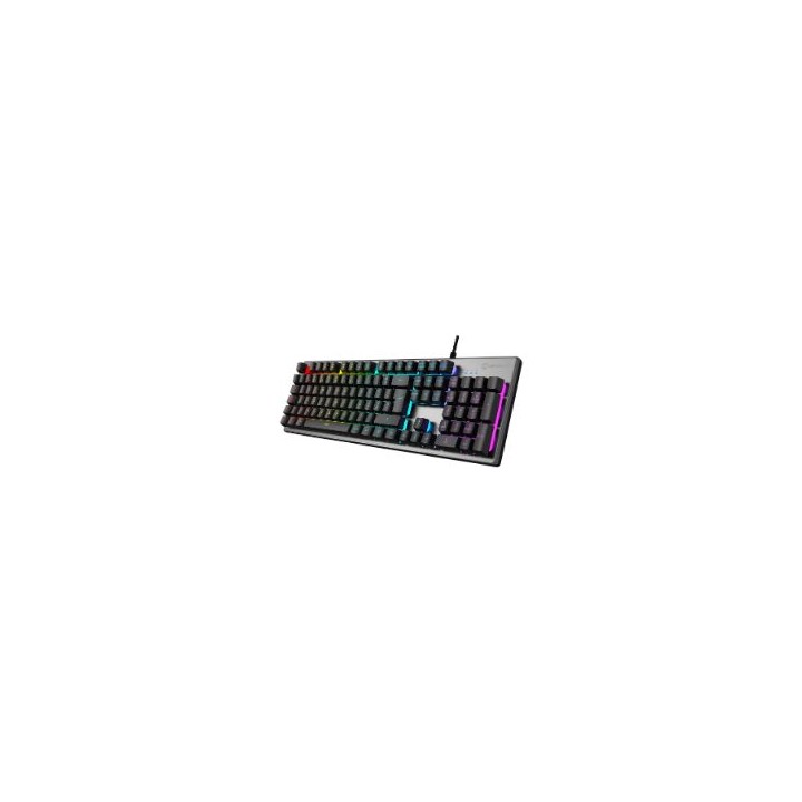 Teclado UNYKA NOVA K244 RGB Portugués Gris (UK505450)