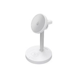 Cargador AISENS Qi Inalámbrico Blanco(ASCH-15W3WC065-W)