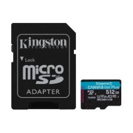 Kingston Micro SDXC 512Gb + Adaptador SD (SDCG4/512GB)
