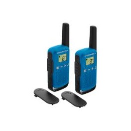 Walkie Talkie Motorola T42 Negro/Azul (59T42BLUEPACK)