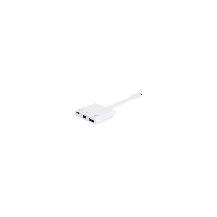Adaptador EQUIP USB-C a USB-A/C PD/Mini DP (EQ133463)