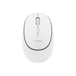 Ratón NILOX Dual-Wireless Recargable Blanco (NXMDWS101)
