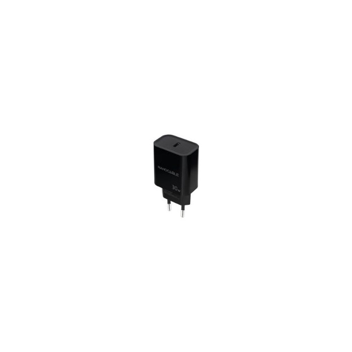 Cargador Pared Nanocable 1xUSB-C 30W Negro (10.10.2010)