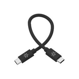 Cable CELLY USB-C a USB-C 60W 30cm (USBCUSBCCOT30BK)