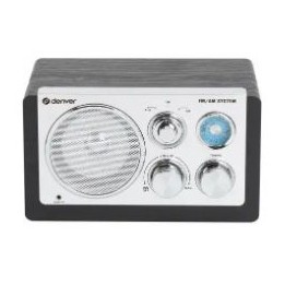 Radio Denver analógica AM/FM con entrada AUX (TR-63B)
