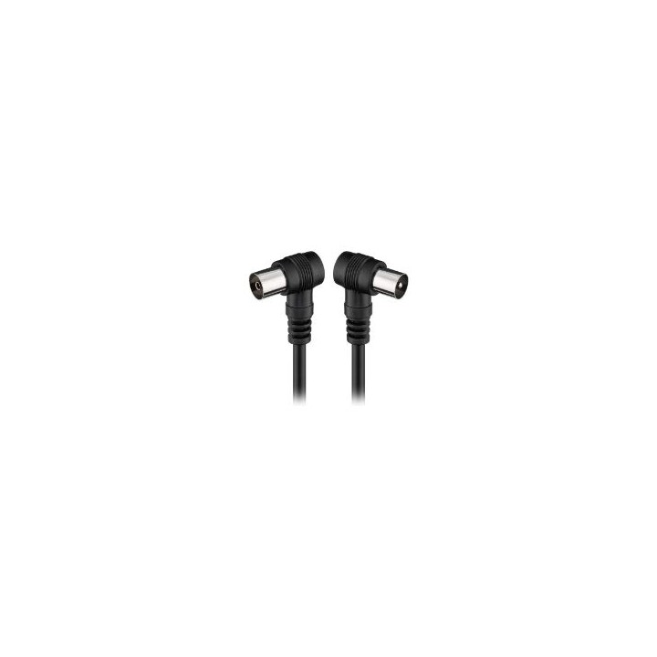 Cable Engel Axil Antena Acodado M/H 2.5m negro MP0704C