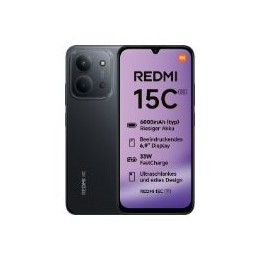 Smartphone XIAOMI Redmi 15C 6.9" 4Gb 128Gb 5G Negro