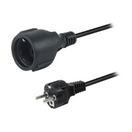 Cable Alimentación EQUIP Schuko/M a Schuko/H (EQ112182)