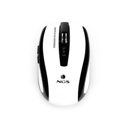 Ratón NGS Óptico RF 1600dpi Blanco (FLEA ADVANCE WHITE)