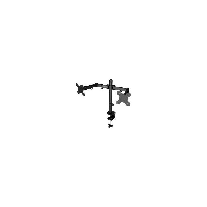 Soporte Mesa NILOX Hasta 32" 2 Brazos Negro (NXDMA01B)