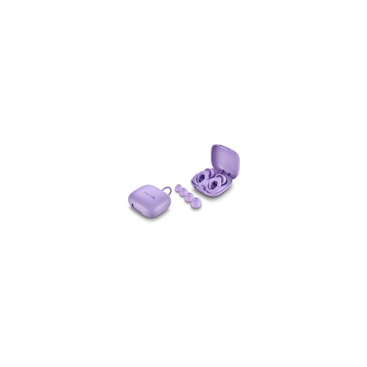 Tapones de oído NGS Silicona Lila (NOONPURPLE)