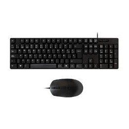 Teclado+Ratón UNYKA OEM USB 1200dpi Negro (UK50545)